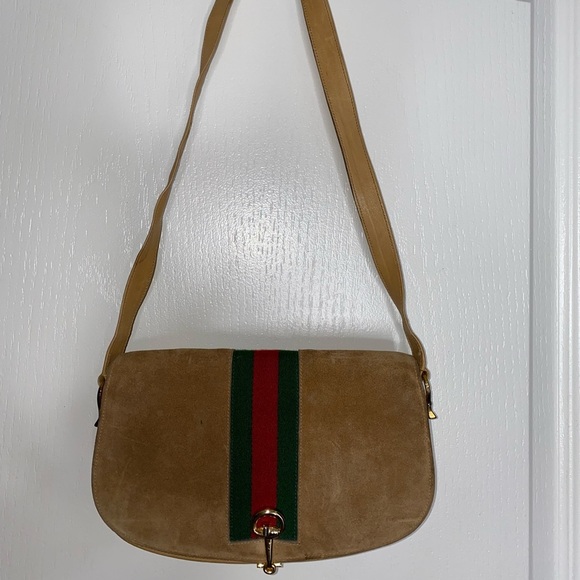 Vintage web gucci shoulder bag - Picture 3 of 10